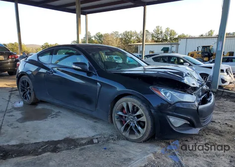 2016 Hyundai Genesis Coupe 3.8 R-Spec from USA, damaged, VIN KMHHU6KJ7GU132879